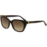 Tory Burch Women's TY7099 TY/7099 Fashion Cat Eye Sunglasses - Black Gold/Brown Gradient    137713 -  Lens 56 Bridge 18 Temple 140mm