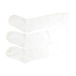 Jefferies Socks Girl's 3 Pairs School Uniform Knee High Socks - White - Large; Fits Shoe 6 9 (Big Kid)