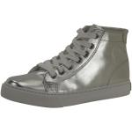 Polo Ralph Lauren Big Kid Slater Mid Sneakers Shoes - Silver - 6 M US Big Kid