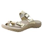 Skechers Women's Reggae Wishlist Strappy Flip Flops Sandals - Gold - 6 B(M) US