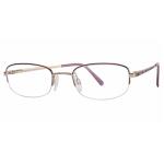 Aristar By Charmant Women's Eyeglasses AR16301 AR/16301 Half Rim Optical Frame - Pink - Lens 48 Bridge 19 Temple 135mm
