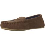 Polo Ralph Lauren Little/Big Boy's Desmond Moccasin Slippers Shoes - Snuff/Navy - 13 M US Little Kid
