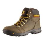 Caterpillar Men's Outline Slip Resistant Work Boots Shoes - Seal Brown - 10 D(M) US