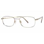 Aristar By Charmant Men's Eyeglasses AR6771 AR/6771 Full Rim Optical Frame - Gold - Lens 56 Bridge 18 Temple 145mm
