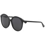 Gucci Women's Urban GG0257S GG/0257/S Fashion Round Sunglasses - Black - Lens 59 Bridge 19 Temple 145mm