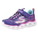Skechers Little Girl's S Lights Galaxy Lights Sneakers Shoes - Purple/Multi - 2 M US Little Kid
