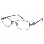 Aristar by Charmant Women's Eyeglasses AR16369 AR/16369 Full Rim Optical Frame - Blue   543 - Lens 49 Bridge 16 Lens 130mm