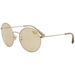 Coach Women's L1012 HC7078 HC/7078 Fashion Round Sunglasses - Light Gold/Brown   900573 - Lens 56 Bridge 18 Temple 140mm