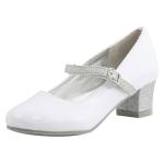 Nine West Little/Big Girl's Patrece Mary Janes Shoes - White - 3 M US Little Kid