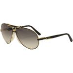Cazal Legends Men's 909 Fashion Aviator Sunglasses - Gold Black/Grey Gradient   302 - Lens 70 Bridge 12 Temple 135mm