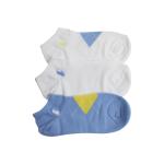 Polo Ralph Lauren Women's Argyle 3 Pack Socks Sz: 9 11 fits shoe 4 10.5 - Blue