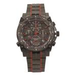 Bulova Men s Precisionist 98B313 Black Red Chronograph Analog Watch