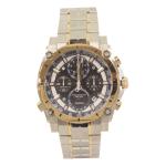 Bulova Men s Precisionist 98B317 Silver Rose Gold Chronograph Analog Watch