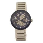 Bulova Men s Modern 96A204 Silver Blue Skeleton Analog Watch