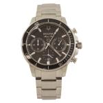 Bulova Men s Marine Star 96B272 Silver Chronograph Analog Watch