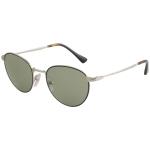 - Silver Black/Green   1074/52 - Lens 52 Bridge 20 B 47.0 ED 56.2 Temple 145mm