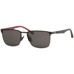 - Matte Black Gunmetal Red/Polarized Grey   C01 - Lens 55 Bridge 18 Temple 140mm