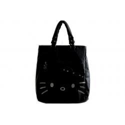 Hello Kitty Tote Fold Over Black Handbag ST  HM3067162