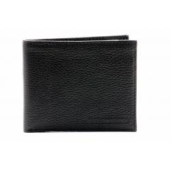 Giorgio Armani Black Leather Wallet w  6 Credit Card Slots