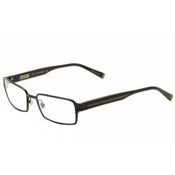 John Varvatos Men's Eyeglasses V133 V/133 Full Rim Optical Frame - Black - Lens 55 Bridge 18 Temple 140mm