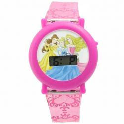 Disney Princess Girl s Pink Hearts Digital Watch