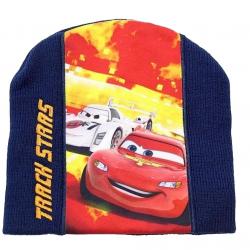 Disney Pixar's Cars 2 Boy's Track Stars Beanie Hat & Gloves Set Sz 4 7 - Navy - 4 7