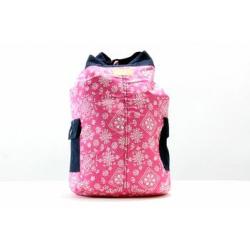 Levi's Girl's Top Drawstring Cotton Denim Tote Bag - Pink