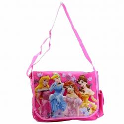 Disney Princess Girl's Messenger Bag - Pink - 11 H x 14 L x 4 W