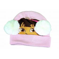 Dora The Explorer Toddler Girl's Winter Hat & Mittens Set Sz. 2 4T - Pink - Toddler, Ages 2 4
