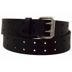 Dickies Men's Genuine Leather Casual Bridle Belt - Black - 32
