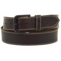 Timberland Men's Oily Milled Genuine Leather Belt - Brown - 42