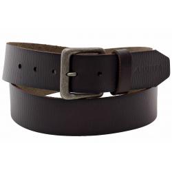 Kurtz Men's Locke Fashion Buffalo Leather Belt - Brown - 38
