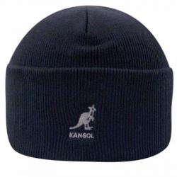 Kangol Men's Cuff Pull On Cap Beanie Hat (One Size Fits Most) - Dark Blue - One Size Fits Most