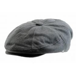 New Era EK Men's Ivy Cap Don Gatsby Melton Flat Hat - Grey - Medium
