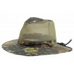 Henschel Men's Packable Aussie Breezer Camo Safari Hat - Green - Small