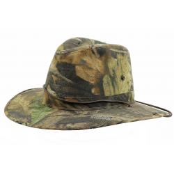 Henschel Men's Aussie Camo Safari Hat - Brown - Small