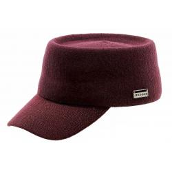 Kangol Men's Cut & Paste Hardee Army Cap Hat - Red - Medium