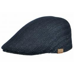 Kangol Men's Herringbone Rib 507 Cap Fashion Flat Hat - Blue - X Large