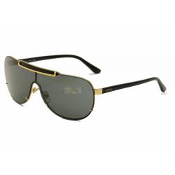 Versace Men's VE2140 2140 Shield Sunglasses  - Gold - Temple 135mm