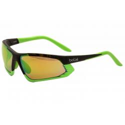 Bolle Men's Cadence Sport Sunglasses - Matte Black/Green/Brown Oleophobic Anti Fog  12089 - Medium/Large