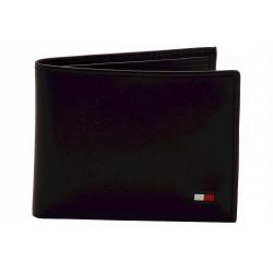 Tommy Hilfiger Men's Passcase Billfold Genuine Leather Bi Fold Wallet - Black - 4.25 x 3.5 in