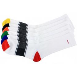 Polo Ralph Lauren Men's 6 Pack Classic Sport Crew Socks - White - 10 13; Fits Shoe 6 12.5