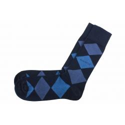 Hugo Boss Men's RS Design Diamond Fashion Socks Sz: 7 13 (One Size) - Blue - One Size