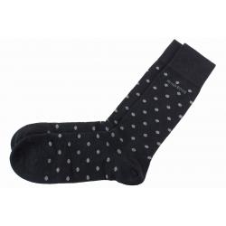 Hugo Boss Men's RS Design Polka Dot Fashion Socks Sz: 7 13 (One Size) - Black - One Size