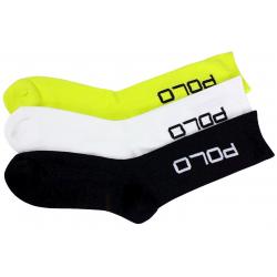 Polo Ralph Lauren Men's 3 Pairs Technical Crew Socks Sz: 10 13 Fits 6 12.5 - Black - 10 13 Fits 6 12.5