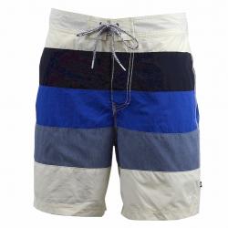 Nautica Men's Key Item Color Block Swimwear Board Shorts - White - Large