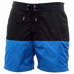 Nautica Men's Quick Dry Meridian Pieces Colorblock Trunk Shorts Swimwear - Blue - Medium