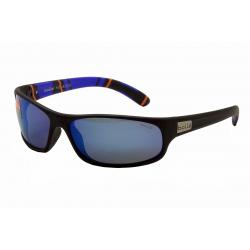 Bolle Men's Anaconda Sport Wrap Sunglasses - Matte Black/Offshore Blue Polarized   11917