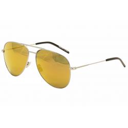 Saint Laurent Classic 11 Pilot Sunglasses - Silver/Black/Gold Flash   012 - Lens 59 Bridge 14 Temple 145mm