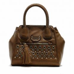 Women's Guess Jodi VG436631 Small Satchel Handbag - Brown
